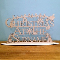 Christmas At The - Personalised Plaque