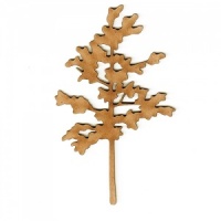 Tree Sapling MDF Wood Shape - Style 2