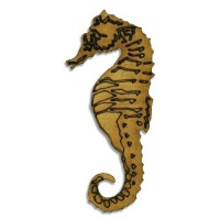 Seahorse MDF Wood Shape Style 3