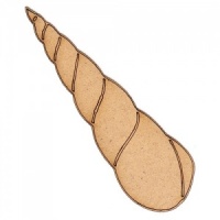 Spiral Seashell - MDF Wood Shape