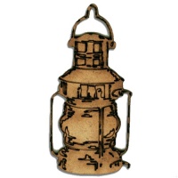 Ship's Lantern MDF Wood Shape