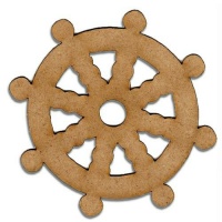 Ships Wheel Style 1 - MDF Wood Shape