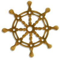 Ships Wheel Style 3 - MDF Wood Shape