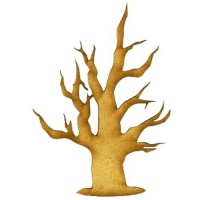 Skeleton Tree MDF Wood Shape - Style 6