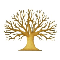 Skeleton Tree MDF Wood Shape - Style 10