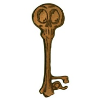 Skeleton Key MDF Wood Shape