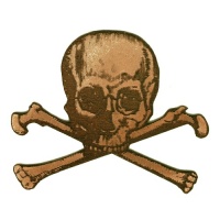 Skull & Crossbones MDF Wood Shape