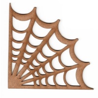 Spider Web - MDF Corner Wood Shape