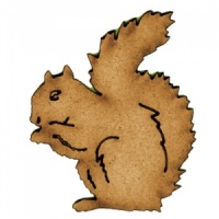 Squirrel Nibbling - MDF Wood Shape