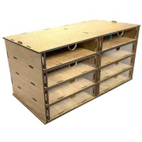 Stackable Storage Kit - Double - 8 Drawers