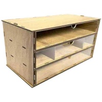 Stackable Storage Kit - Double - 3 Drawers with Dividers