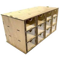 Stackable Storage Kit - Double - 12 Drawers