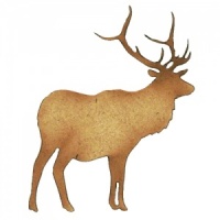 Stag Deer MDF Wood Shape Style 2
