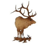 Stag Deer MDF Wood Shape Style 4