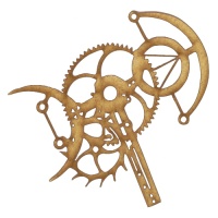 Steampunk Mechanical Clockworks Motif Style 6