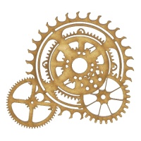 Steampunk Mechanical Cogs Motif Style 7