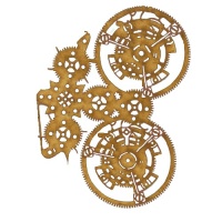 Steampunk Mechanical Clockworks Motif Style 12
