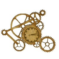 Steampunk Mechanical Clockworks Motif Style 15