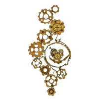 Steampunk Mechanical Clockworks Motif Style 18