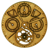 Steampunk Mechanical Clockworks Motif Style 26