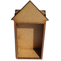 Plain MDF House / Shrine Kit - Tall