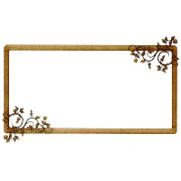 MDF Printer's Tray Frame - Rose Bramble