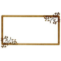 MDF Printer's Tray Frame - Rose Bramble