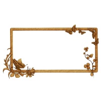 MDF Printer's Tray Frame - Butterfly Garden