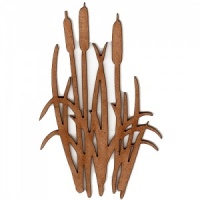 Bulrush Grass MDF Wood Shape - Style 3