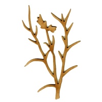 Tall Wildflower MDF Wood Shape