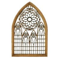 Cathedral Window - MDF Wood Shape