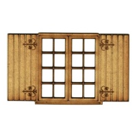 Shuttered Window - MDF Wood Shape