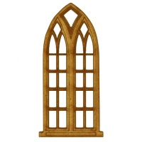 Gothic Stone Window - MDF Wood Shape