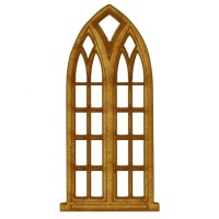 Gothic Stone Window - MDF Wood Shape