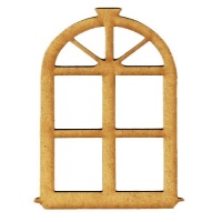 Styled Window - MDF Wood Shape