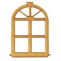 Styled Window - MDF Wood Shape