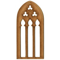 Stone Mullion Narrow Moorish Window - MDF Wood Shape