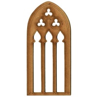 Stone Mullion Narrow Moorish Window - MDF Wood Shape