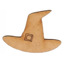 Witches Hat MDF Wood Shape - Style 2