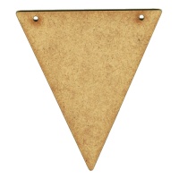 MDF Triangle Shape Bunting