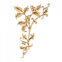 Vine & Leaf MDF Wood Corner Embellishment - Style 14