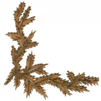 Fir Boughs - MDF Wood Corner