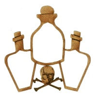 Halloween Multi Frame - Apothecary Bottles