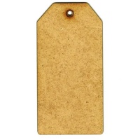 MDF and Birch Ply Tag Shapes - Classic Rectangle
