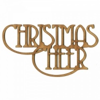 Christmas Cheer - Wood Words in Coventry Garden Font