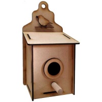 Wormy Wonderland Birdhouse - MDF Wood Kit