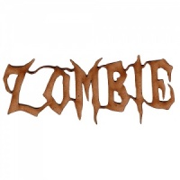 Zombie - Halloween MDF Wood Word