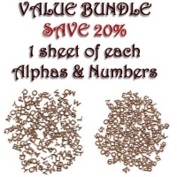 Mini MDF Alphabet & Numbers Value Pack